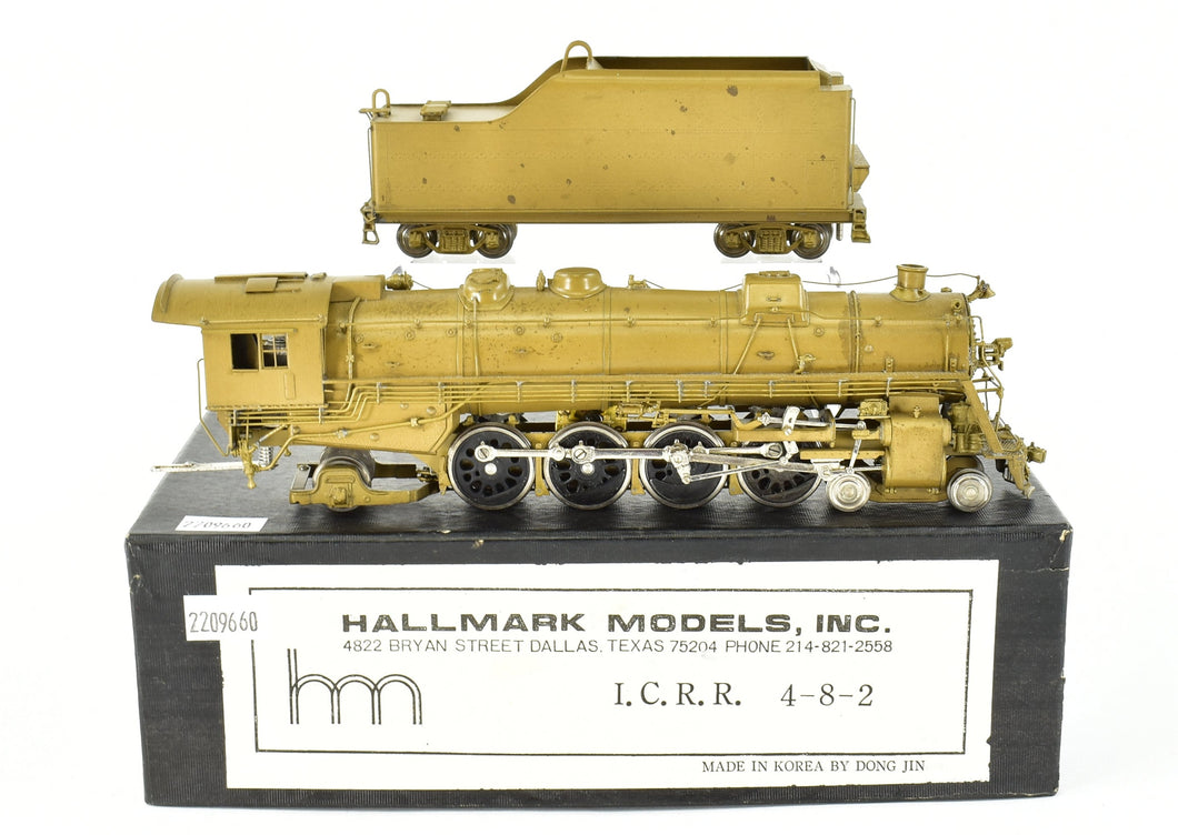 HO Brass Hallmark Models IC - Illinois Central 4-8-2