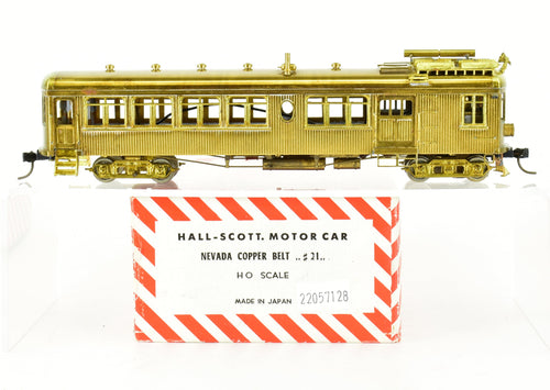 HO Brass MEW - Model Engineering Works NCB - Nevada Copper Belt #21 Hall-Scott Motor Car
