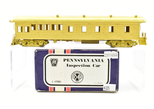 HO Brass NJ International PRR - Pennsylvania Railroad Inspection Car