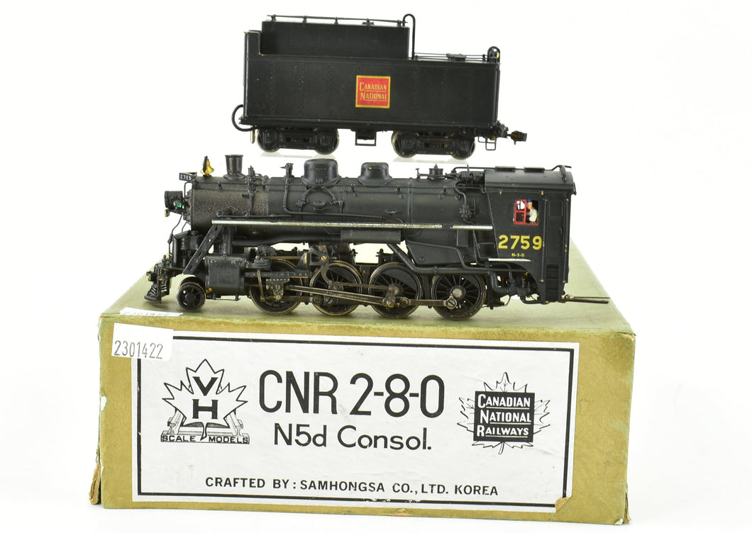 HO Brass VH - Van Hobbies CNR - Canadian National Railway N5d 2-8-0 Consolidation CP AS-IS