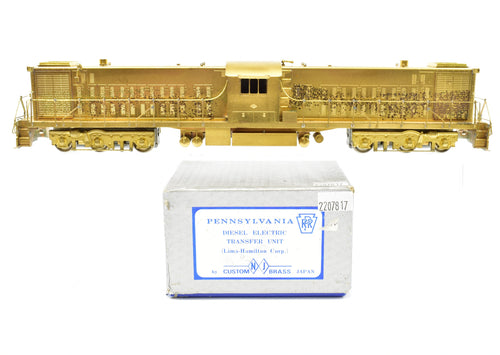 HO Brass NJ Custom Brass PRR - Pennsylvania Railroad Lima Hamilton Diesel Electric Transfer Unit