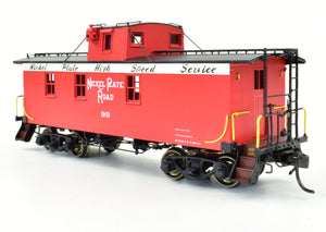 HO Brass DVP - Division Point NYC&St.L - Nickel Plate "46-147" Series 30' Wood Caboose 3 Windows, Speed Lettering, FP