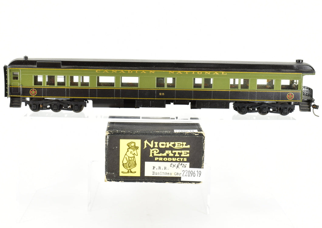 HO Brass NPP - Nickel Plate Products PRR - Pennsylvania Railroad Business Car Painted As CNR - Canadian National