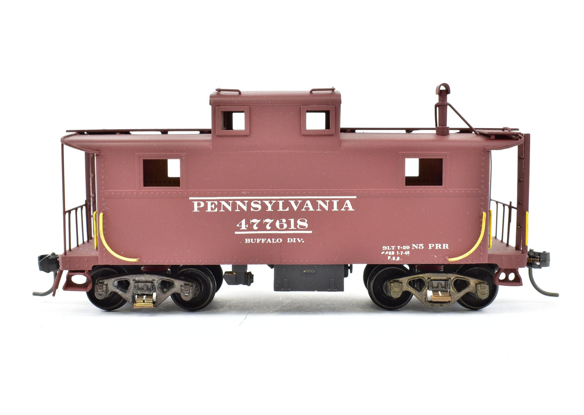 HO Brass Pacific Pike PRR - Pennsylvania Railroad Class N5 Caboose Cus ...