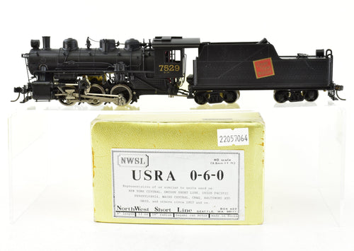 HO Brass NWSL - NorthWest Short Line USRA 0-6-0 Custom Painted & Detailed as GTW - Grand Truck Western