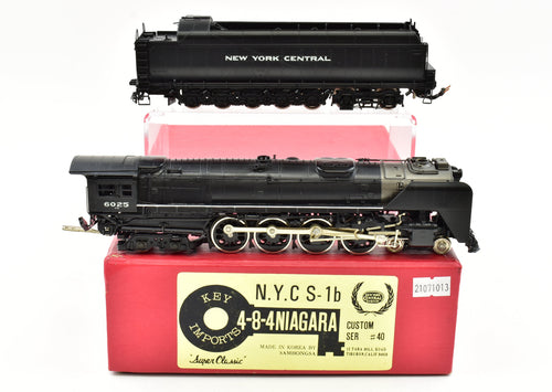 HO Brass Key Imports NYC - New York Central S-1b 4-8-4 Niagara CS #40- 1985 Run FP #6025