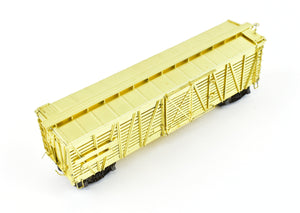 HO Brass Pecos River Brass ATSF - Santa Fe Sk-R Stock Car with Replacement Kadee Trucks