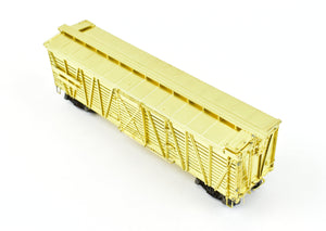 HO Brass Pecos River Brass ATSF - Santa Fe Sk-R Stock Car with Replacement Kadee Trucks