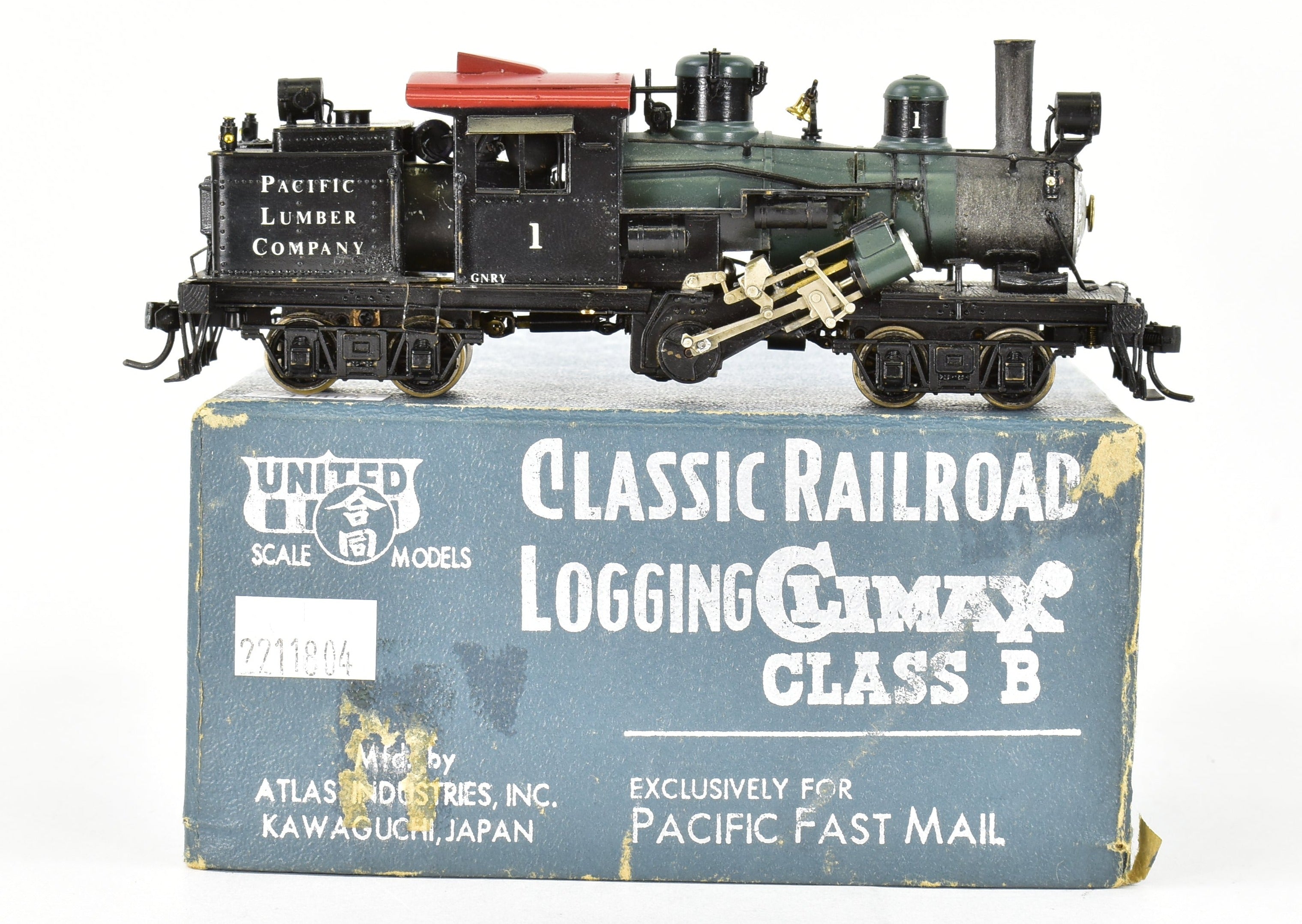 HO Brass PFM - United Various Roads 2-Truck Logging Climax Geared