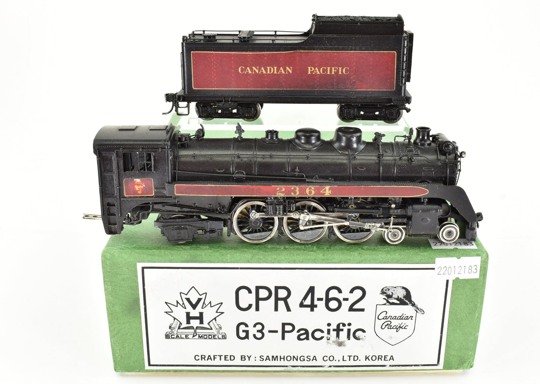 HO Brass Van Hobbies CPR - Canadian Pacific Railway G-3 - 4-6-2 Custom Painted No. 2364