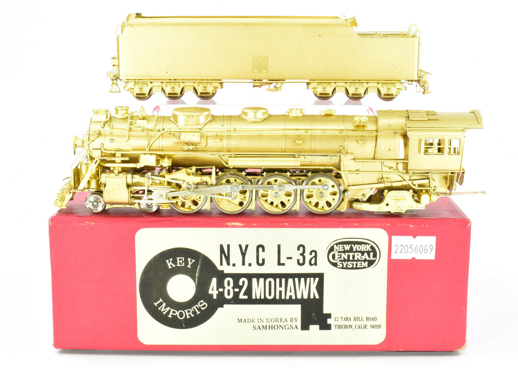 HO Brass Key Imports NYC - New York Central L-3a 4-8-2 Mohawk 1983 Run