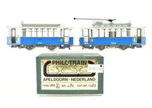 Load image into Gallery viewer, HO Brass Philotrain Apeldoor-Nederland Type HTM 51-80 Tram Set Painted
