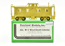 Load image into Gallery viewer, HO Brass OMI - Overland Models, Inc. ACL - Atlantic Coast Line M-3 Wood Sheath Caboose
