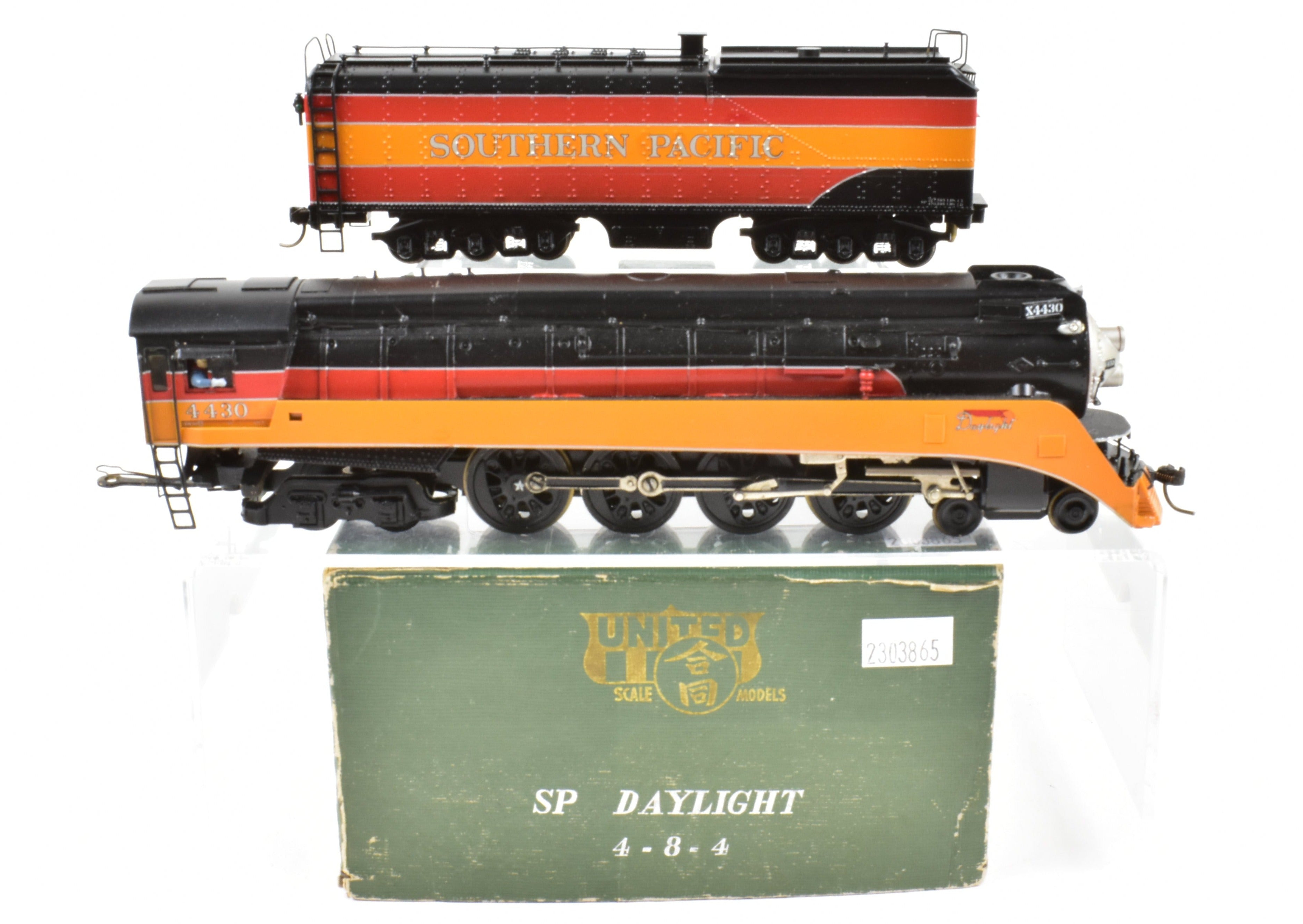 HO Brass PFM - United SP - Southern Pacific Class GS-4 4-8-4 Custom Painted  Daylight