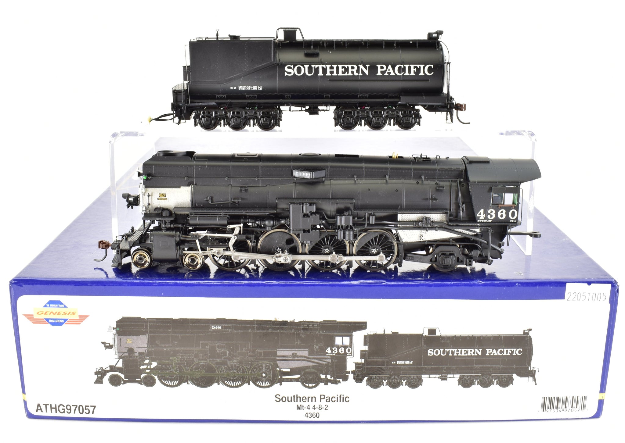 DCC HO Scale 44 deals Ton Gas Turbine Locomotive w/ Tender Runs on DC and DCC Custom