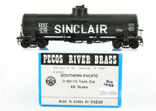 Load image into Gallery viewer, HO Brass Pecos River Brass SP - Southern Pacific 0-50-13 Tank Car Pro-Painted as S.D.R.X  Sinclair Oil Company
