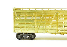 Load image into Gallery viewer, HO Brass Pecos River Brass ATSF - Santa Fe Sk-R Stock Car with Replacement Kadee Trucks
