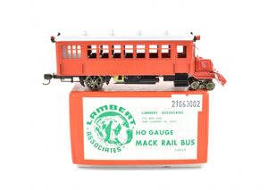 HO Brass Lambert Self-Propelled Mack Railcar