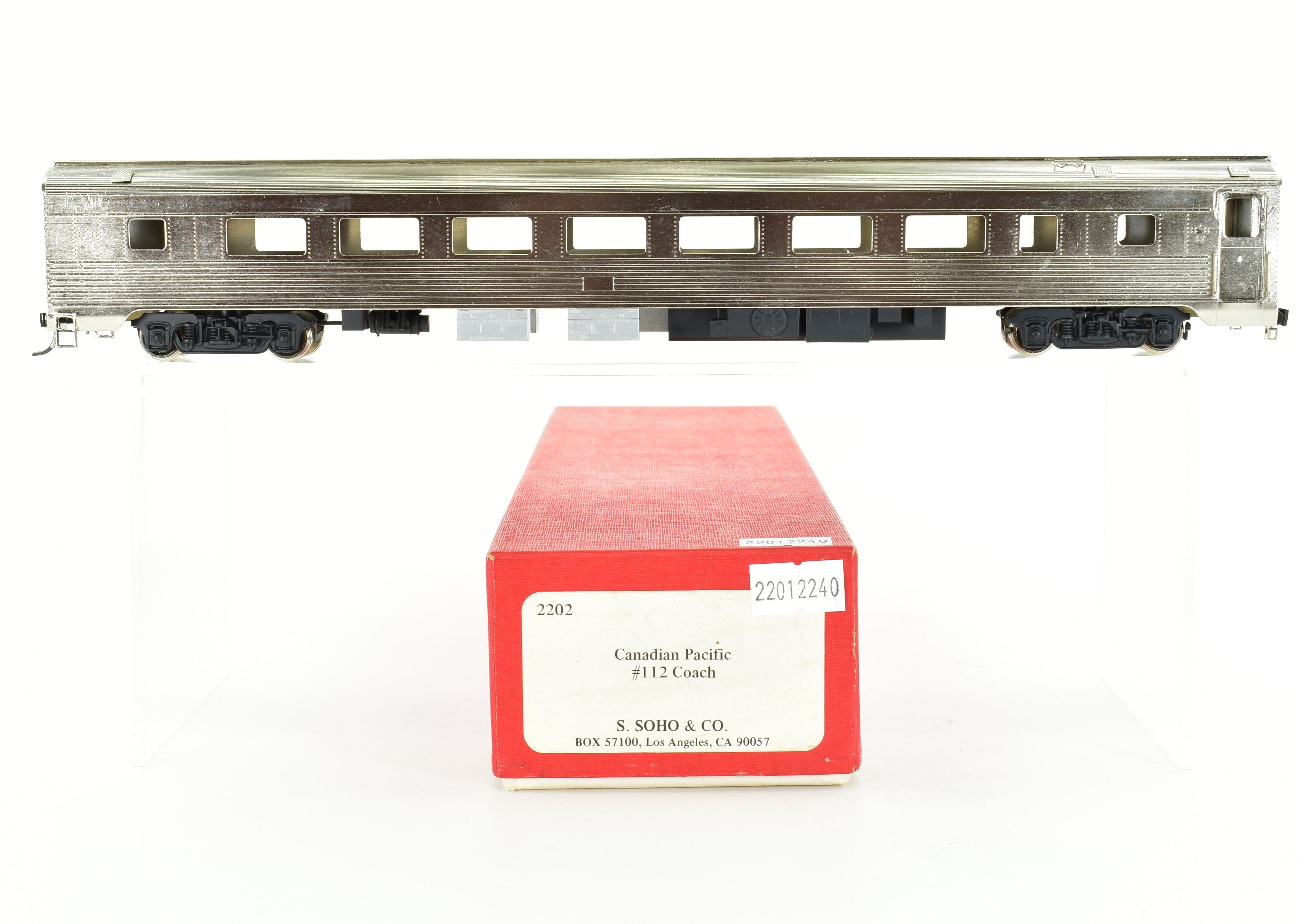 HO Brass S. Soho & Co. CPR - Canadian Pacific Railway No. 112