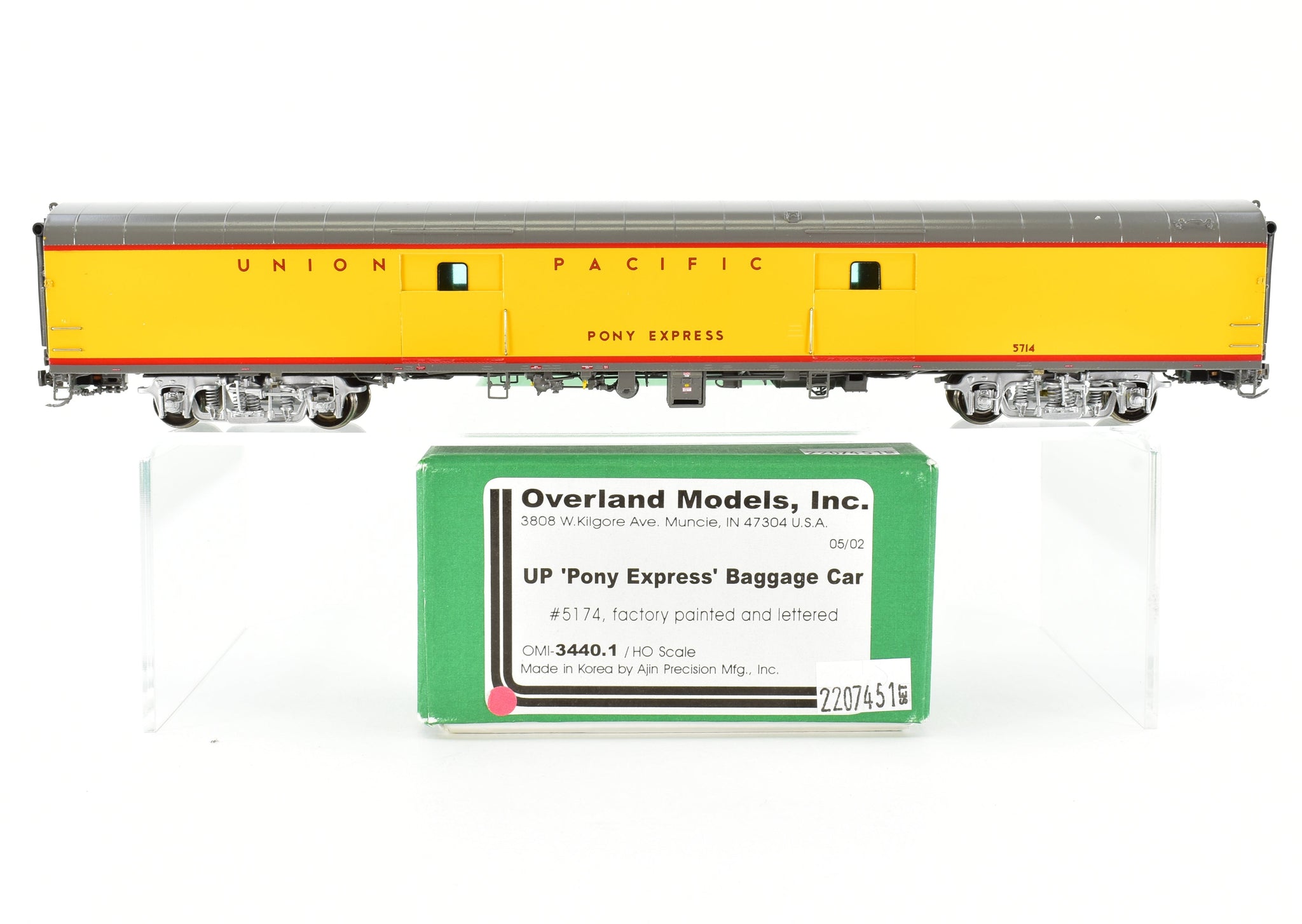 珊瑚模型 RPO-BAGGAGE COACH PARLOR CAR 珊瑚模型 RPO-BAGGAGE COACH PARLOR CAR（Economy