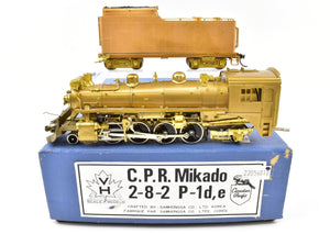 HO Brass VH- Van Hobbies CPR - Canadian Pacific Railway 2-8-2 P-1d, e Mikado First Run Tender