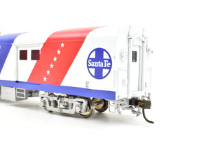 HO Brass CON TCY - The Coach Yard ATSF - Santa Fe Steam Generator Car #133 FP Red White & Blue