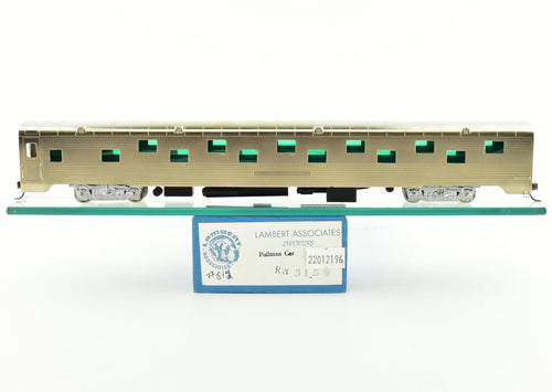 HO Brass Lambert ATSF - Santa Fe Pullman 24 Roomette Sleeper Plated with Trucks