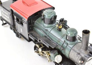 HO Brass PFM - United Various Roads 2-Truck Logging Climax Geared Locomotive Custom Painted WRONG BOX