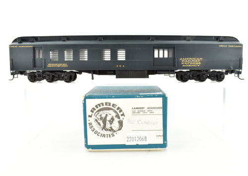 HO Brass Lambert GN - Great Northern Heavyweight Combine Baggage RPO Custom Painted