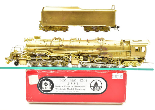 HO Brass WMC - Westside Model Co. B&O - Baltimore & Ohio ME-1 2-8-8-4 Articulated AS-IS