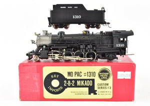 HO Brass Key Imports MP - Missouri Pacific #1310 2-8-2 Mikado Factory Painted CS #3