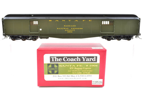 HO Brass CON TCY - The Coach Yard ATSF - Santa Fe Heavyweight Baggage Express ACF 