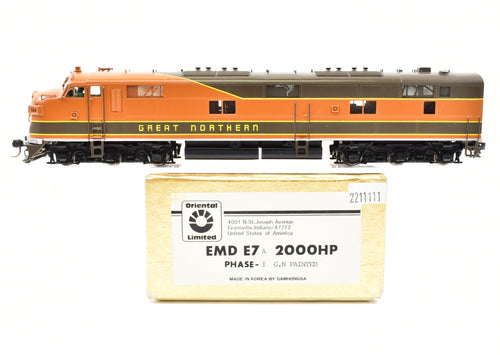 HO Brass Oriental Limited GN - Great Northern EMD E7A 2000 HP Standard Factory Painted