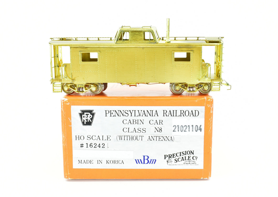 HO Brass PSC - Precision Scale Co. PRR - Pennsylvania Railroad N-8 Caboose Unpainted