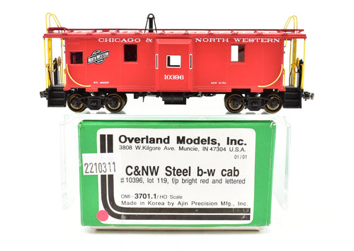 HO Brass OMI - Overland Models, Inc. C&NW - Chicago & North Western Steel Bay Window Caboose CP Red