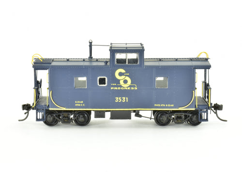 HO Brass OMI - Overland Models, Inc. C&O - Chesapeake & Ohio Modernized Steel Caboose, FP