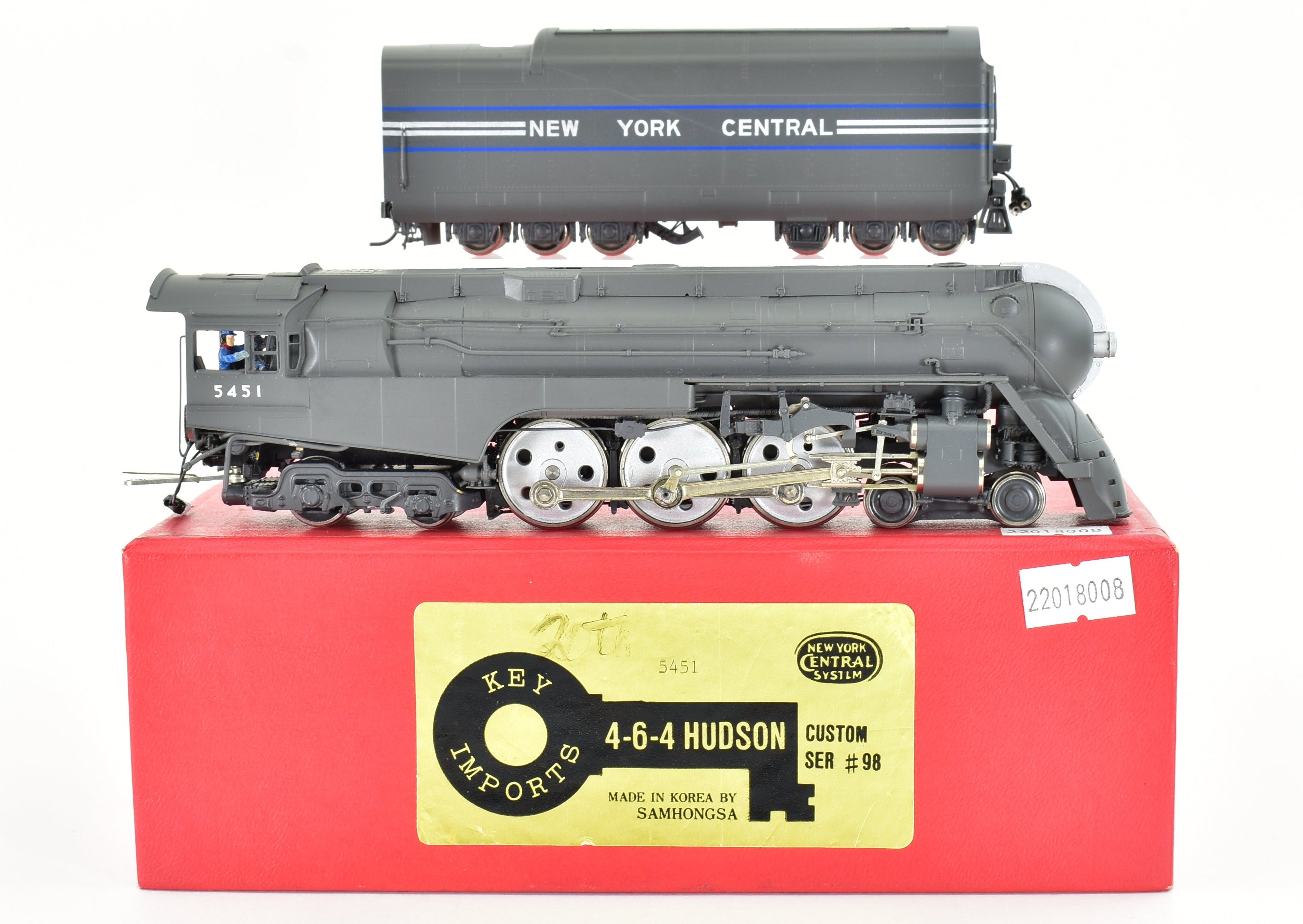 KEY IMPORTS HOゲージ ニューヨーク・セントラル鉄道 HO Brass CON Key Imports NYC - New York Central J-3A