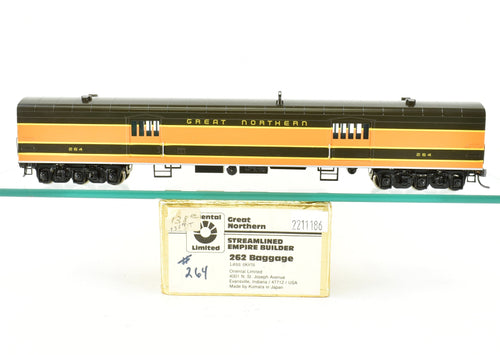 HO Brass Oriental Limited GN - Great Northern Streamlined 