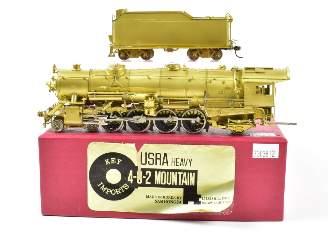 HO Brass Key Imports Various Roads 4-8-2 USRA Heavy Mountain