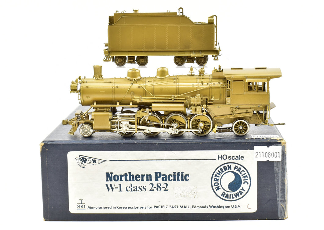 HO Brass PFM - SKI NP - Northern Pacific W-1 Class 2-8-2