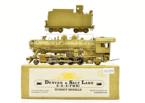 HO Brass Sunset Models D&SL -  Denver & Salt Lake - 2-8-2 (FWH)