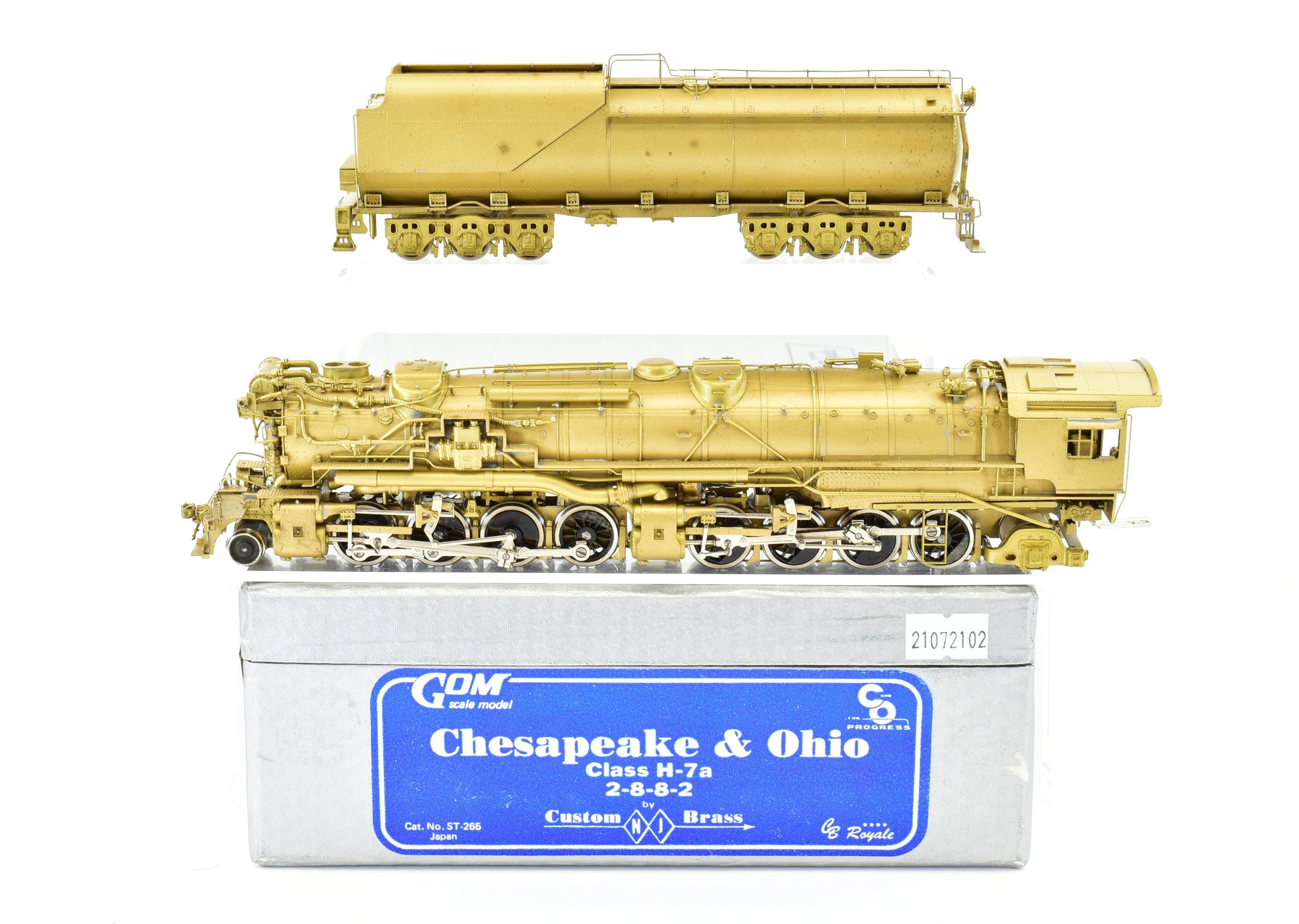 HO Brass NJ Custom Brass C&O - Chesapeake & Ohio H-7a 2-8-8-2 Royale S –  ReSourced Rails