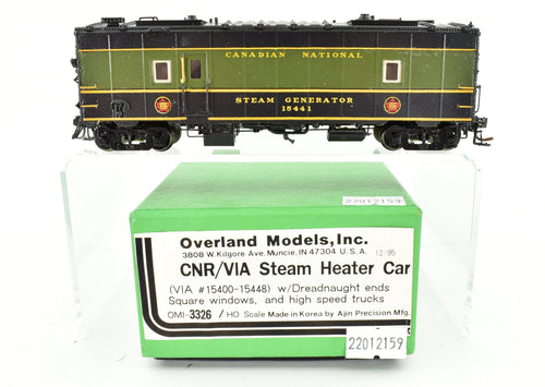 HO Brass OMI - Overland Models, Inc. CNR - Canadian National Railway Steam Heater Car Custom Painted