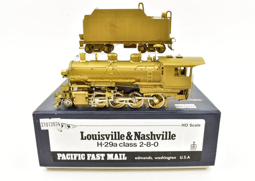 HO Brass PFM - SKI L&N - Louisville & Nashville H-29a Class 2-8-0 1985 Run