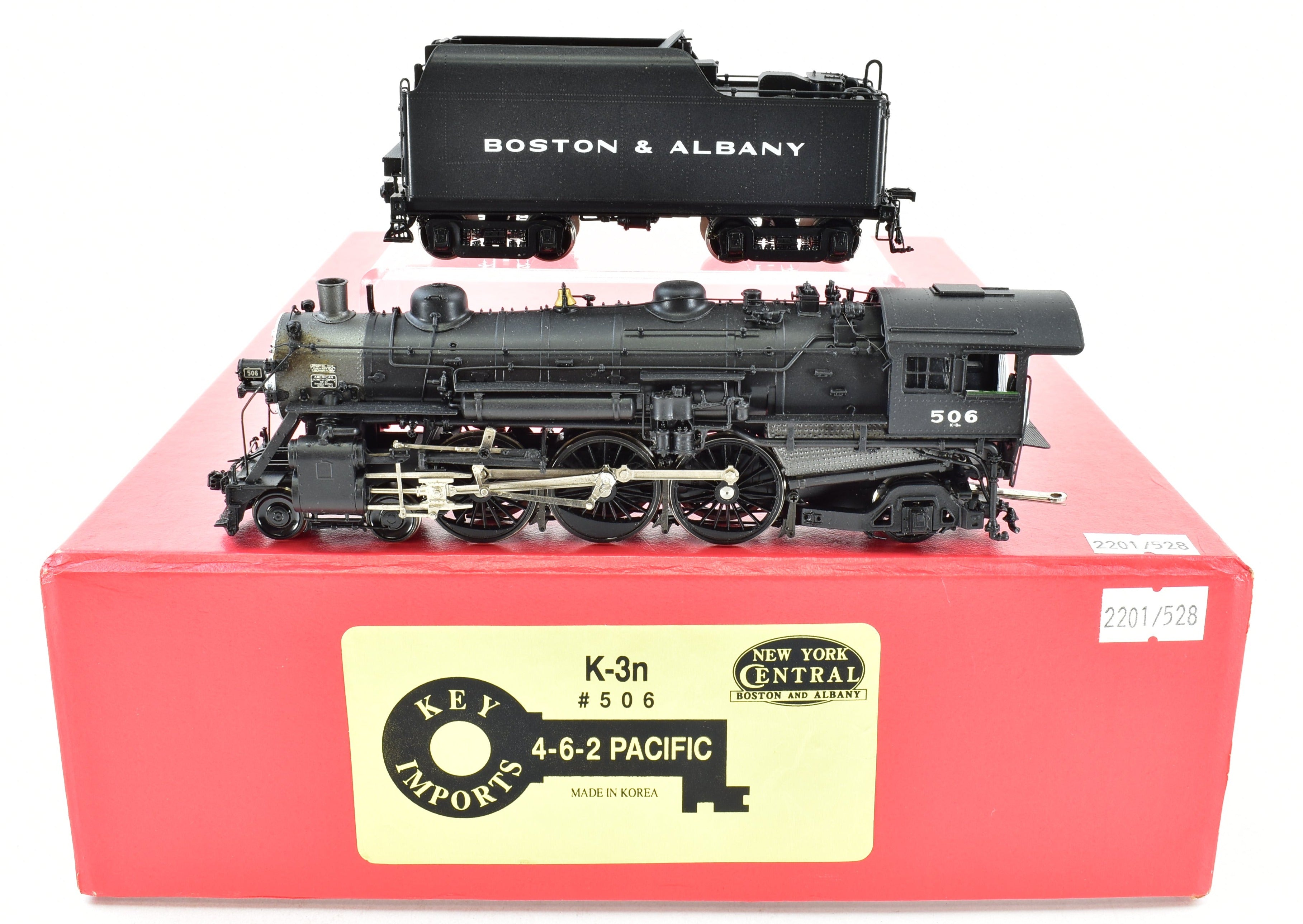 鉄道模型 KEY IMPORTS BOSTON & ALBANY J-2B HO Brass CON Key Imports B&A - Boston & Albany J-2b 4-6-4