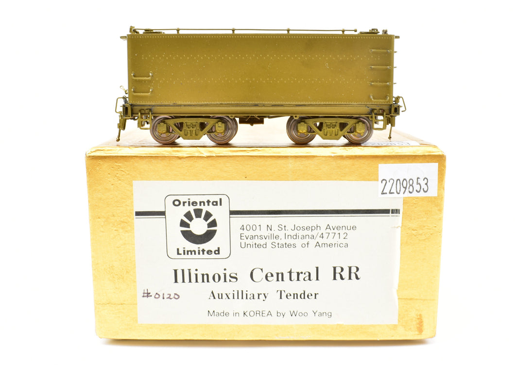 HO Brass Oriental Limited IC - Illinois Central Auxiliary Tender