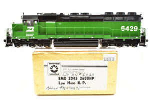 HO Brass Oriental Limited BN - Burlington Northern EMD SD45 3600 HP Low Hood NP - Northern Pacific Version Pro Painted