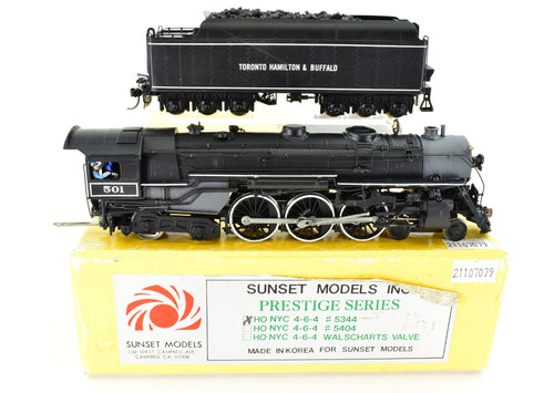 HO Brass Sunset Models TH&B - Toronto Hamilton & Buffalo NYC J-1e 4-6-4 Custom Painted