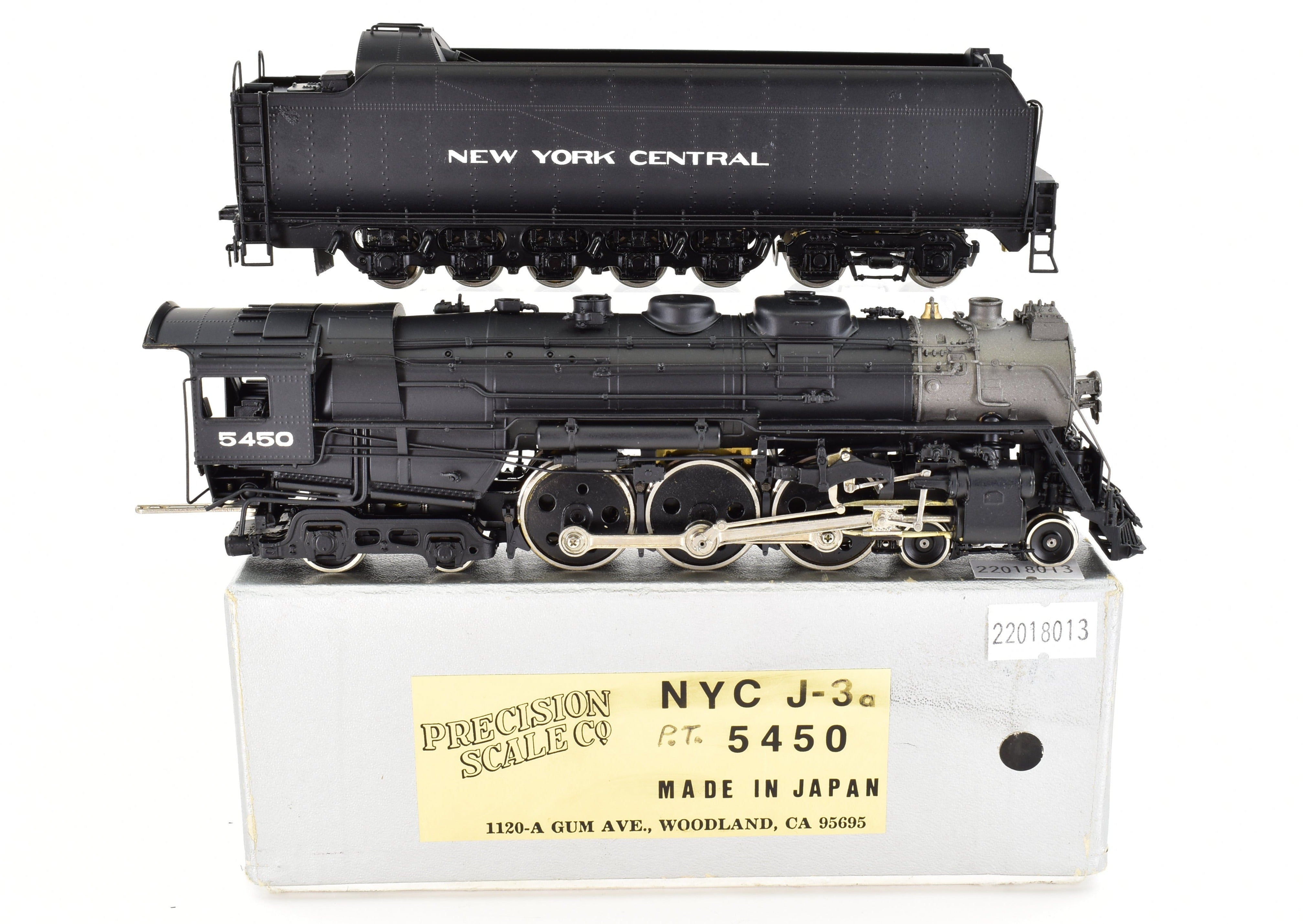 HO Brass PSC - Precision Scale Co. NYC - New York Central J-3A 4-6