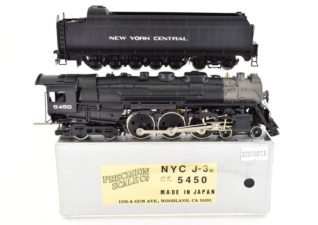 HO Brass  Precision Scale Co. NYC - New York Central J-3A 4-6-4 Super Hudson FP No. 5450